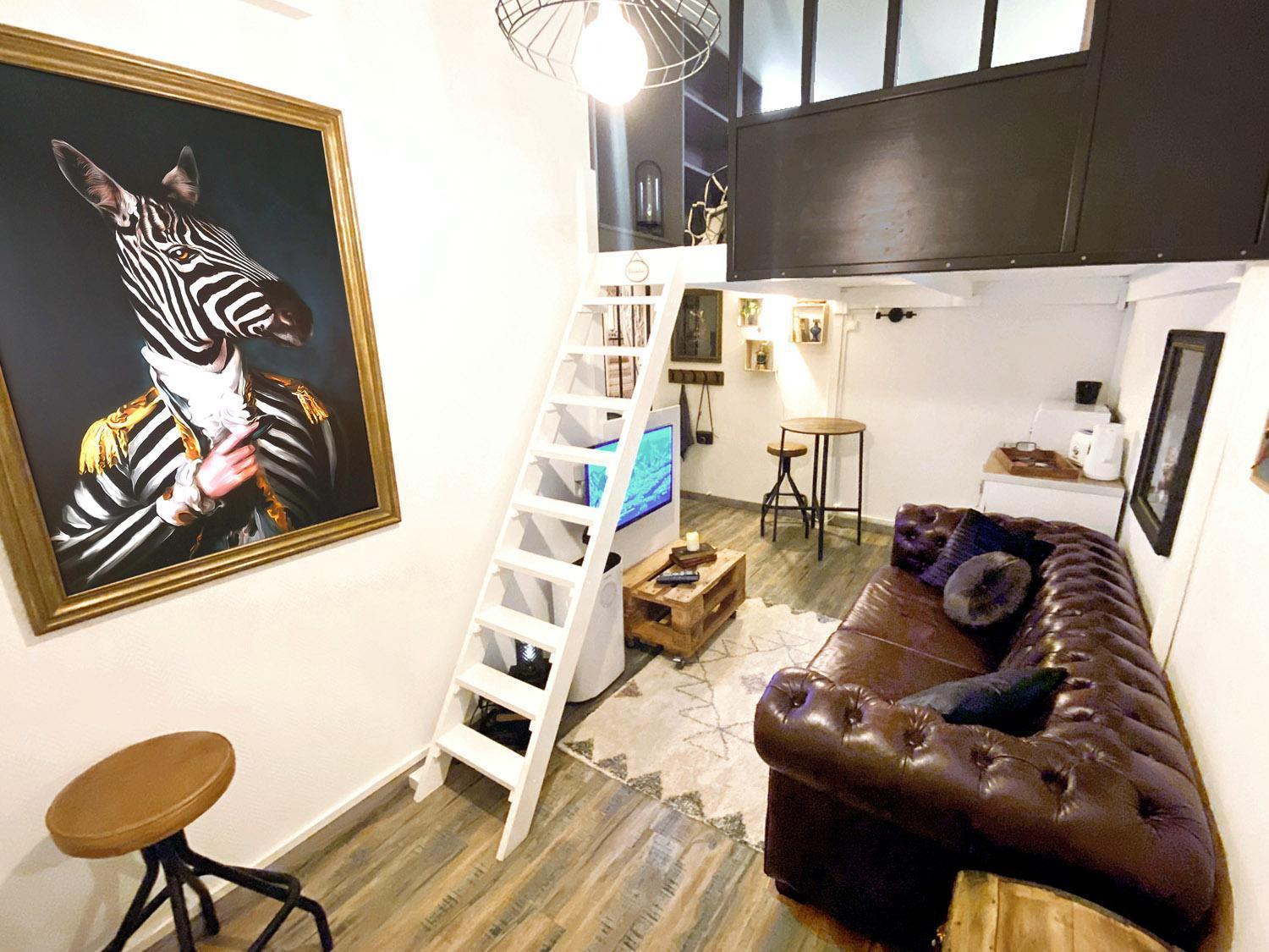 L'Intimiste A St Lo - Studio Duplex Prive - Atypique - Netflix - Wifi - Parking Gratuit - Entree Autonome Сен-Ло Екстер'єр фото